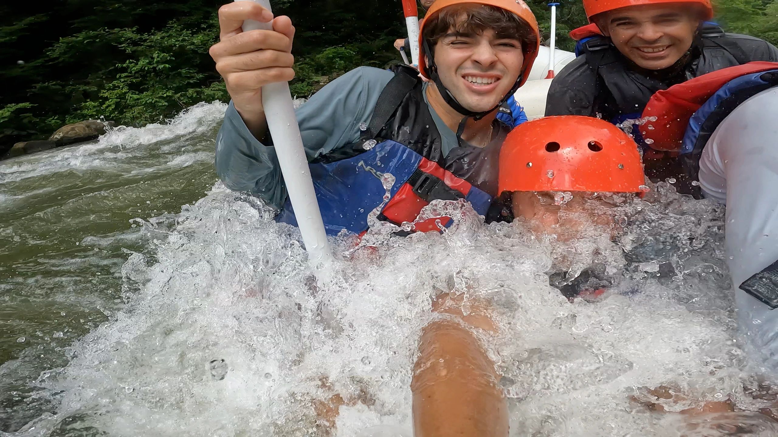 Whitewater rafting