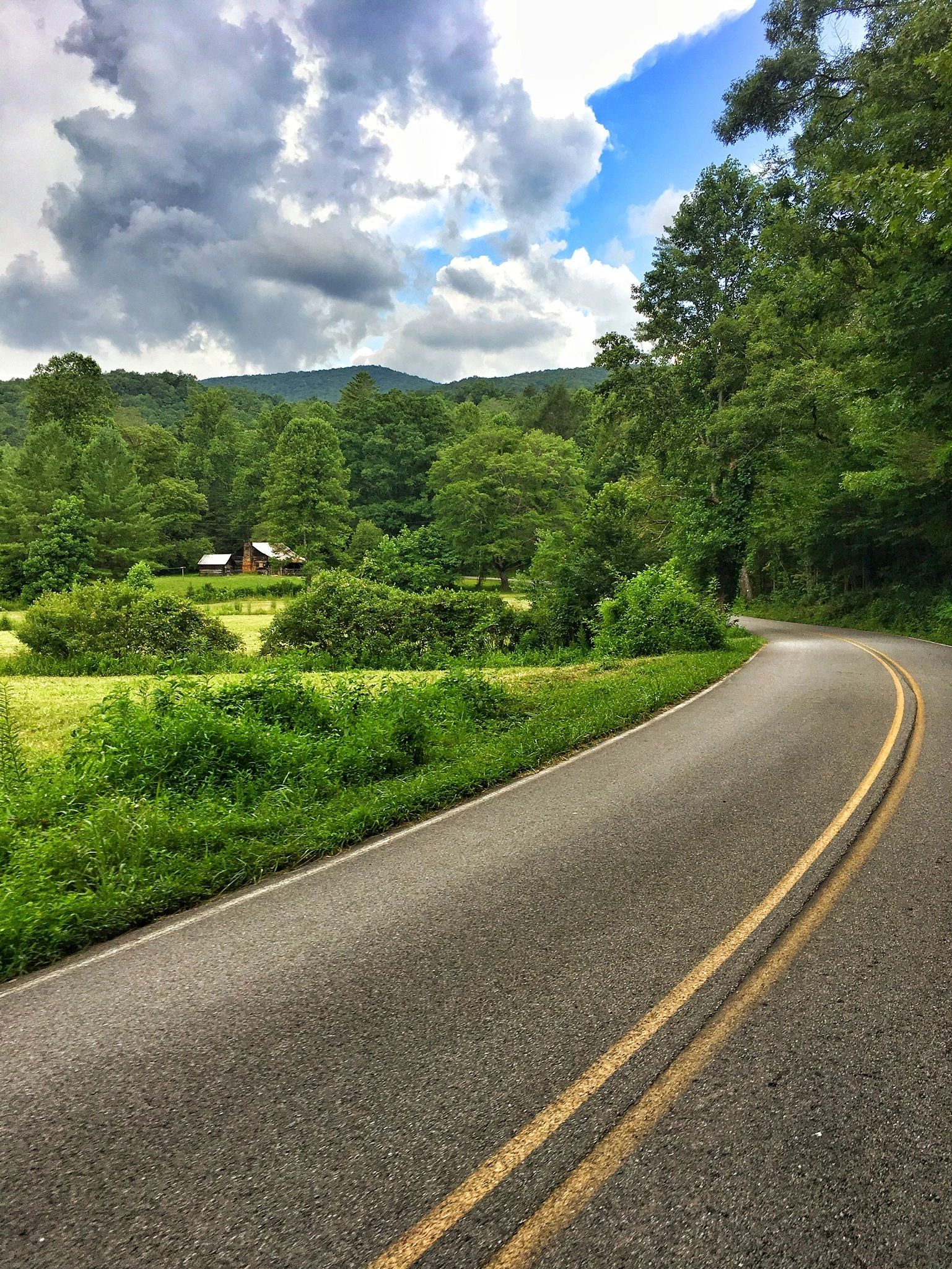 Scenic mountain road
